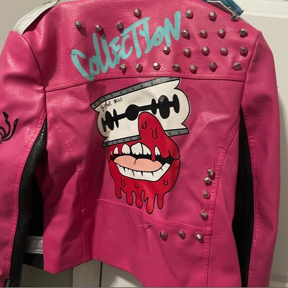 Fabulous Retro Leather Jacket - Picture 4 of 5